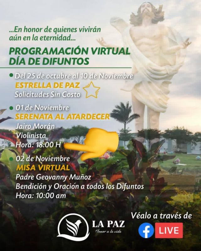 Programación virtual día de difuntos