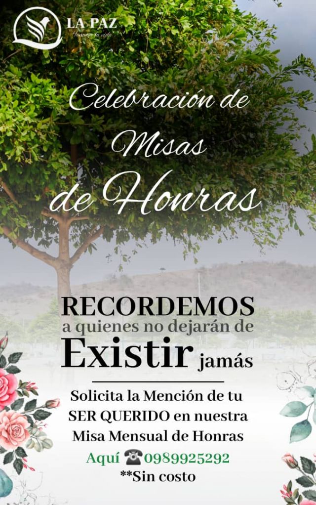 CELEBRACION MISA DE HONRAS